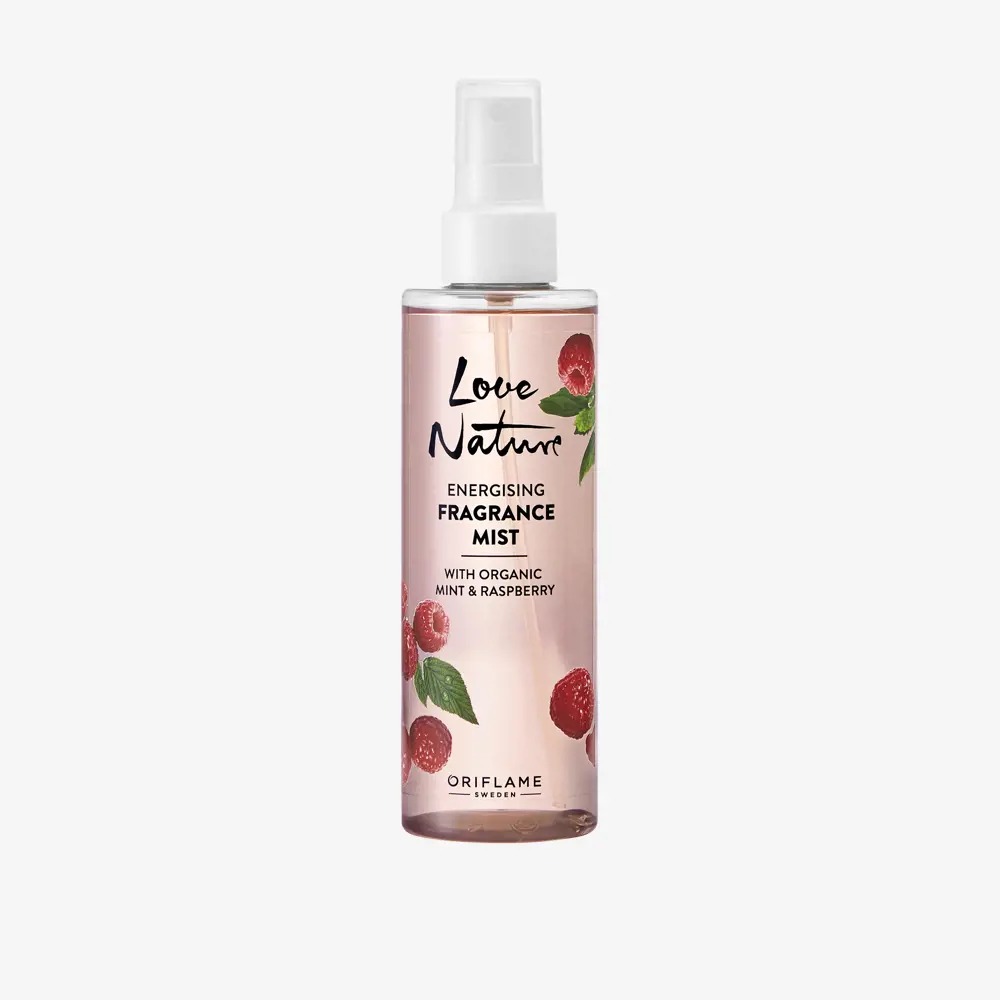 Organic Raspberry and Mint Energizing Perfume Mist