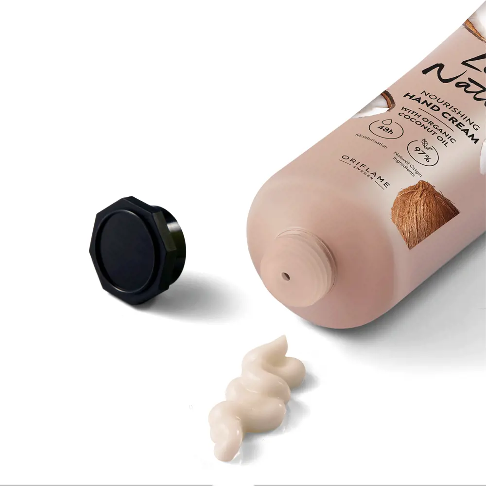 Love Nature Organic Coconut Oil Containing Moisturizing Hand Cream