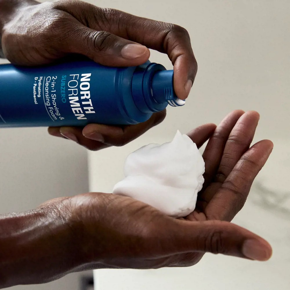 Subzero 2-in-1 Shaving & Cleansing Foam