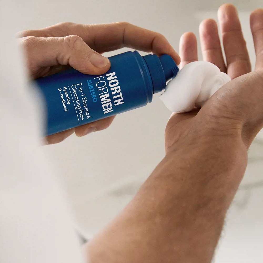 Subzero 2-in-1 Shaving & Cleansing Foam
