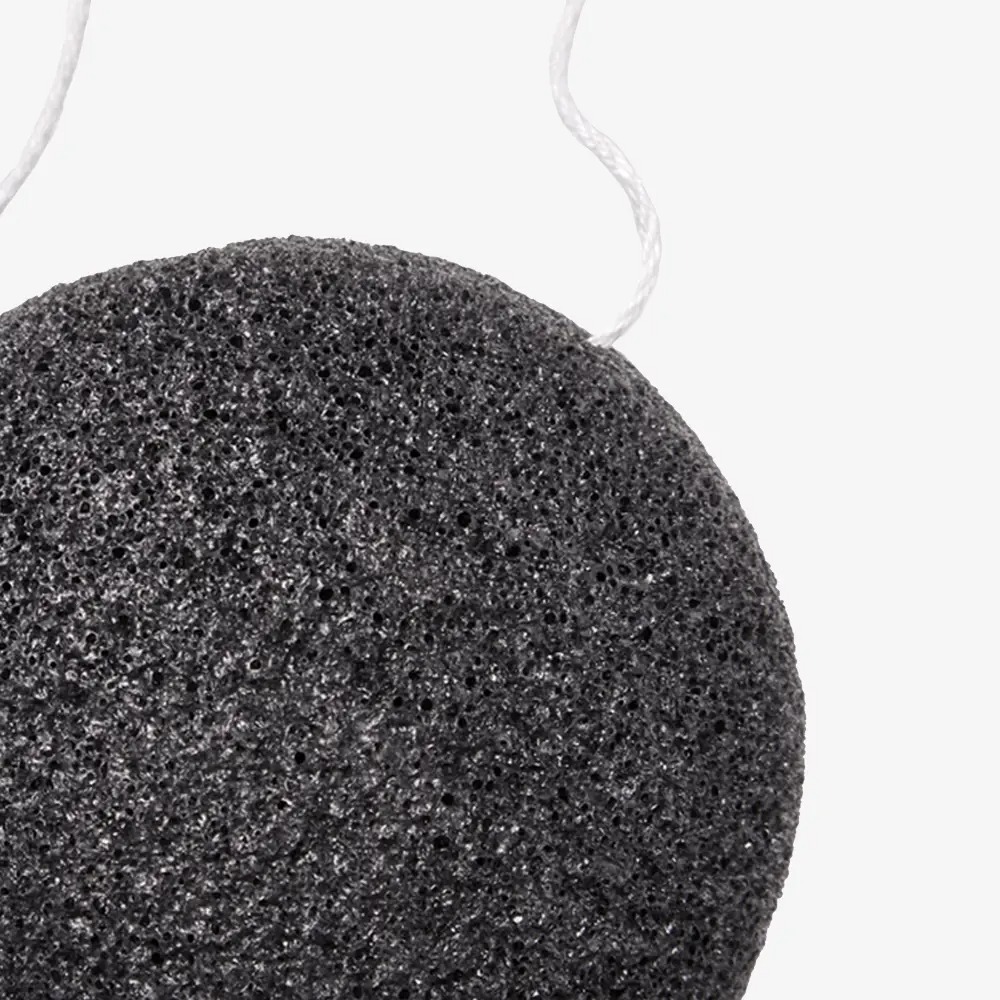 Conjak Facial Cleansing Sponge Containing Coal